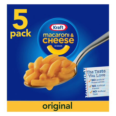 Image of Original Flavor Mac and Cheese, 5 ct - 7.25 oz Multipack